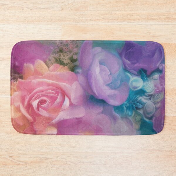 Item preview, Fantasy Roses Painted In Pink And Purple Vintage Botanical Garden Flowers designed and sold by IZiets.
