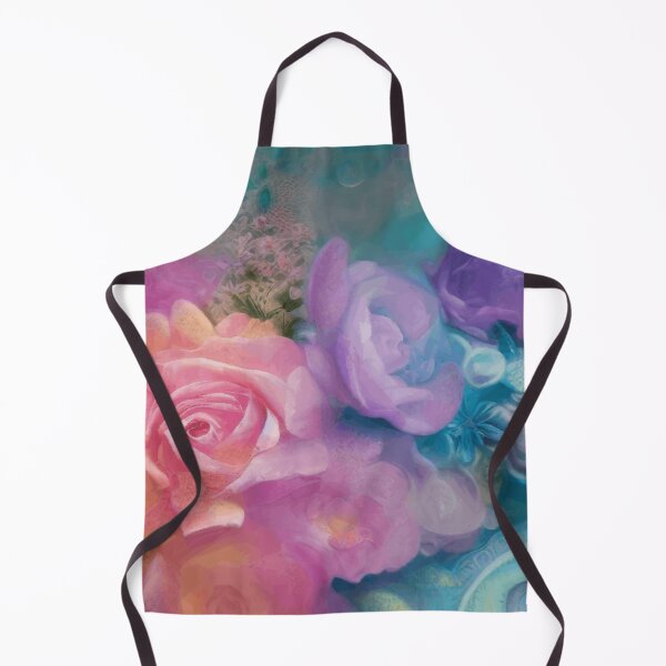 Item preview, Fantasy Roses Painted In Pink And Purple Vintage Botanical Garden Flowers designed and sold by IZiets.