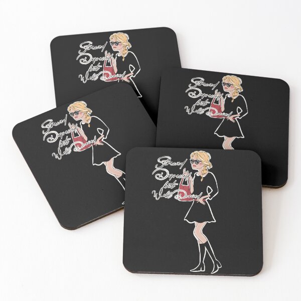 Item preview, Stressed depressed but well dressed fashion illustration designed and sold by SpiritedArtwork.