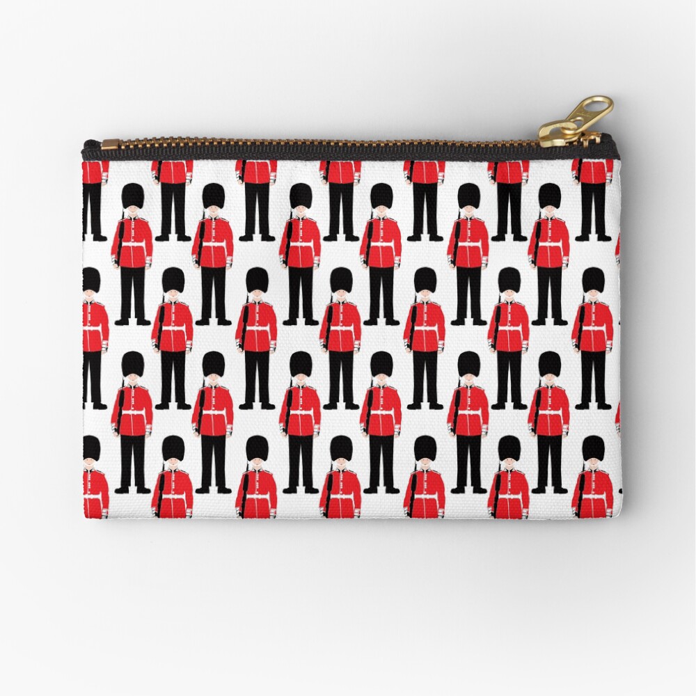 British Beefeater Soldiers // London England Zipper Pouch