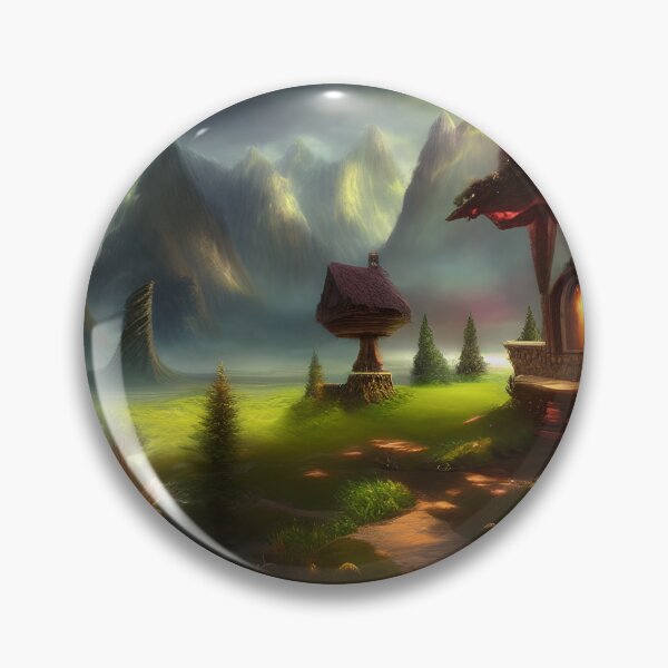 Artikelvorschau, Triste Fantasy-Landschaft entworfen und verkauft von SurizonDesigns.