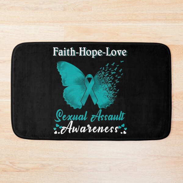 Item preview, Faith Hope Love Butterfly Sexual Assault Awareness designed and sold by Gillosina.