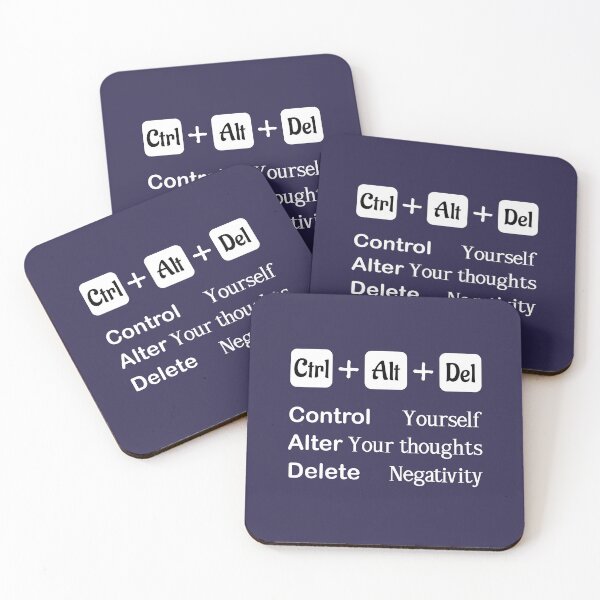 Item preview, Ctrl + Alt +Del quote, Control, Alt and Delete, Motivational quotes, positive words and inspirational sayings for encouraging to do the best in your life. designed and sold by Quotesgallery.