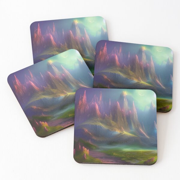 Item preview, Unbelievable Colorful Fantasy Scenery Painting designed and sold by SurizonDesigns.