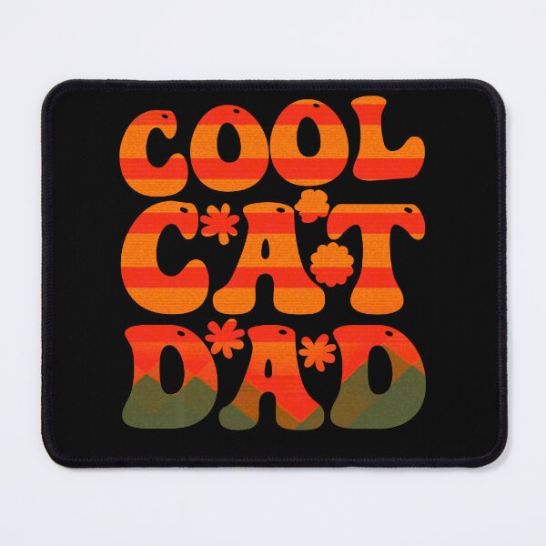 Item preview, Groovy Cat Dad T Shirt designed and sold by PetSafari.