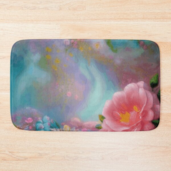 Item preview, Fantasy Flowers Painted In Pink And Turquoise Watercolor Vintage Botanical Garden Flowers designed and sold by IZiets.