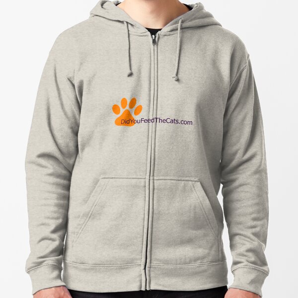 DidYouFeedTheCats.com Zipped Hoodie