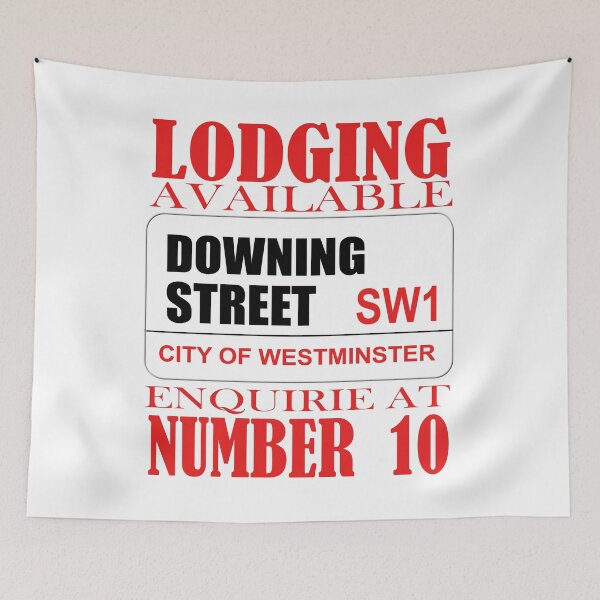 Item preview, Funny British Politics Liz Truss Lodging Available at 10 Downing Street designed and sold by MimsTees.