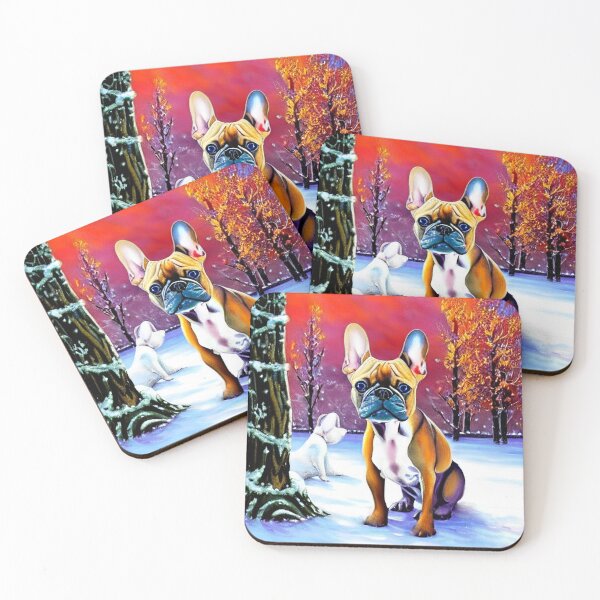 Item preview, French Bulldog, Frenchie, Winter, Snow designed and sold by GwendolynFrost.
