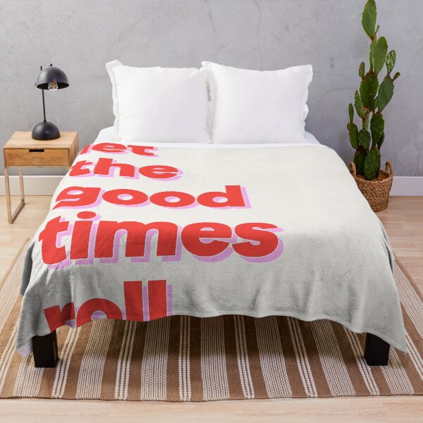 Item preview, Let The Good Times Roll | Modern Typography Design designed and sold by Printed Delights Co..