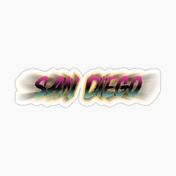 San Diego City Connect Stickers 6 Pack -  Israel