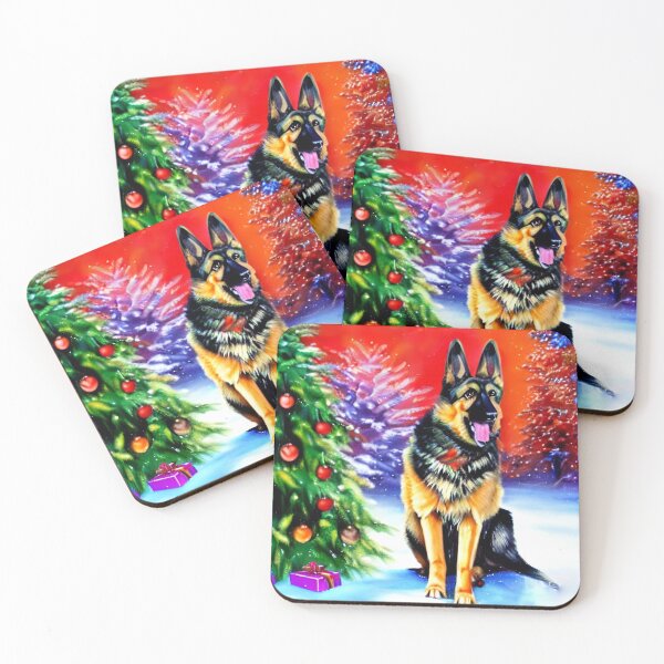 Item preview, German Shepherd, Christmas, Winter, Snow designed and sold by GwendolynFrost.