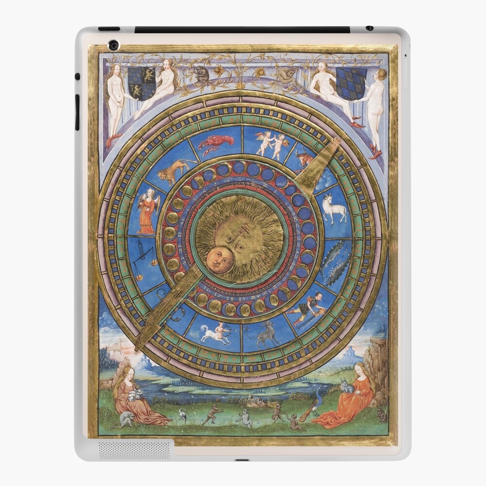 Zodiac sign: Aries from the Book of Hours circa 1470-1480