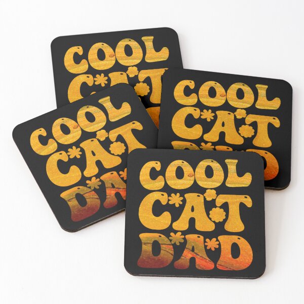 Item preview, Groovy Cat Dad T Shirt designed and sold by PetSafari.