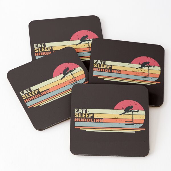 Item preview, Eat Sleep Hurdling, Funny Hurdling Sport, Hurdler designed and sold by Aerial Addicts.