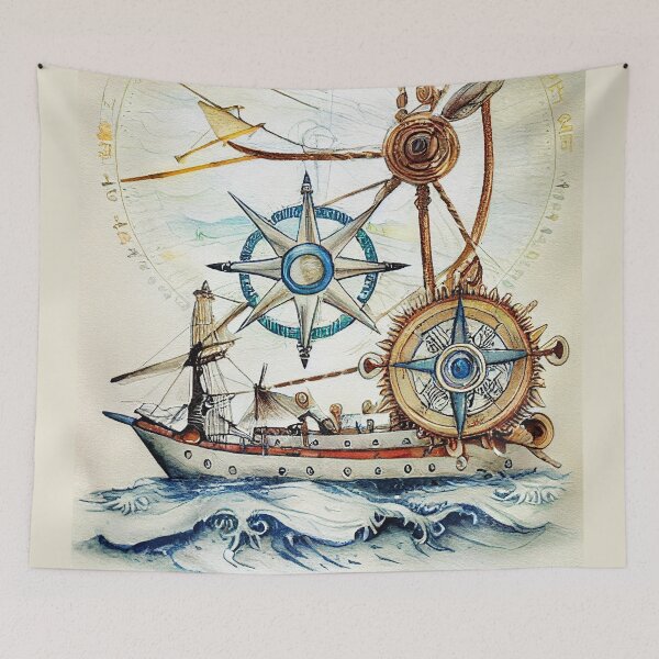 Item preview, Nautical Style Illustration designed and sold by recollectionsv.