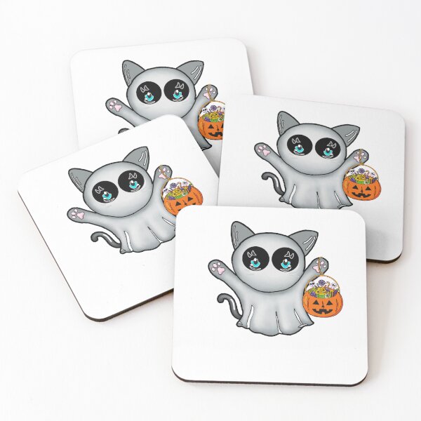 Item preview, Kawaii Ghost Cat designed and sold by GarnersDesigns.