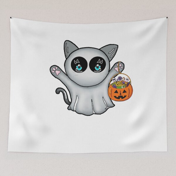 Item preview, Kawaii Ghost Cat designed and sold by GarnersDesigns.