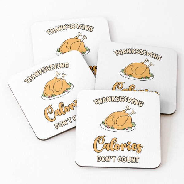 Item preview, Thanksgiving Calories Don't Count funny Pie Cake Thanksgiving Turkey designed and sold by absolutdesign.