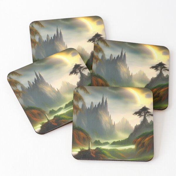 Item preview, Unbelievable Fantasy Scenery Painting designed and sold by SurizonDesigns.