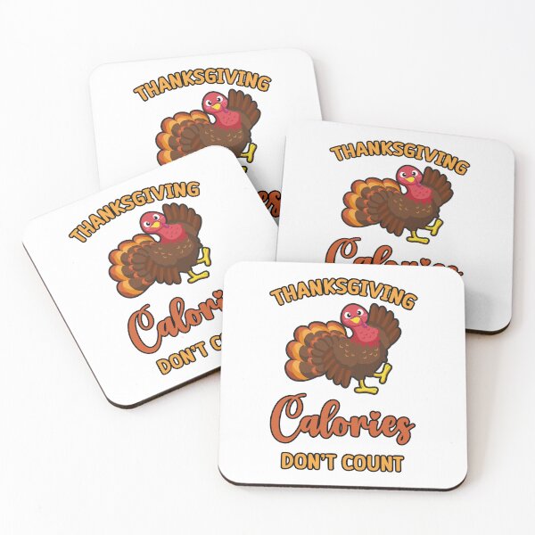 Item preview, Thanksgiving Calories Don't Count funny Pie Cake Thanksgiving Turkey designed and sold by absolutdesign.