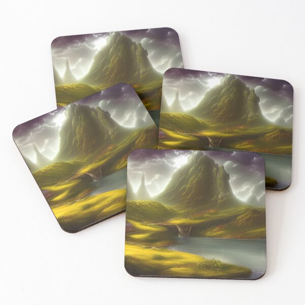 Item preview, Dreary Fantasy Scenery Painting designed and sold by SurizonDesigns.