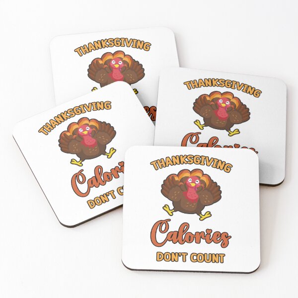 Item preview, Thanksgiving Calories Don't Count funny Pie Cake Thanksgiving Turkey designed and sold by absolutdesign.