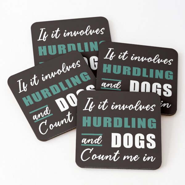 Item preview, If It Involves Hurdling And Dogs, Funny Hurdling Sport, Hurdler designed and sold by Aerial Addicts.