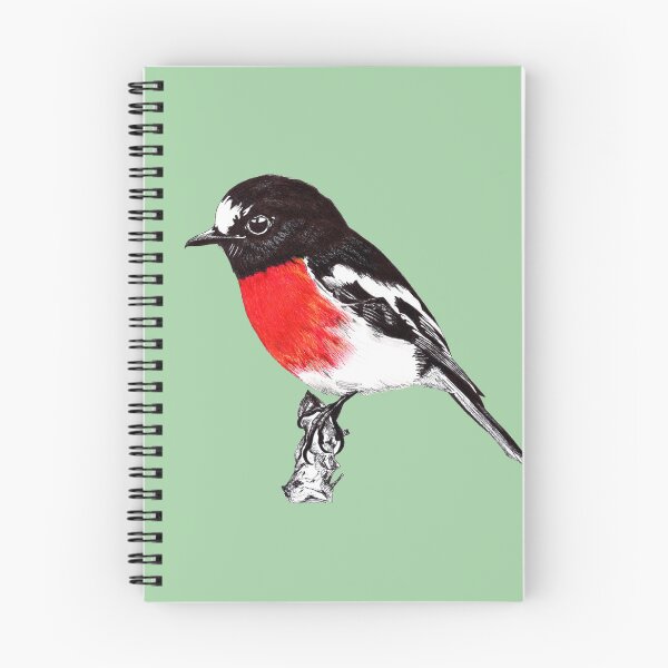 Item preview, Mr Scarlet Robin sage background designed and sold by DingbatDesigns.