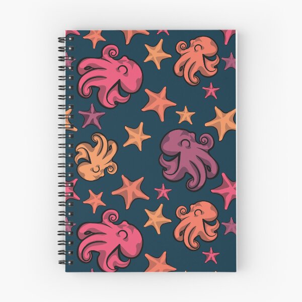 Item preview, Minimalist Sunset Octopus & Starfish designed and sold by InkLayer.