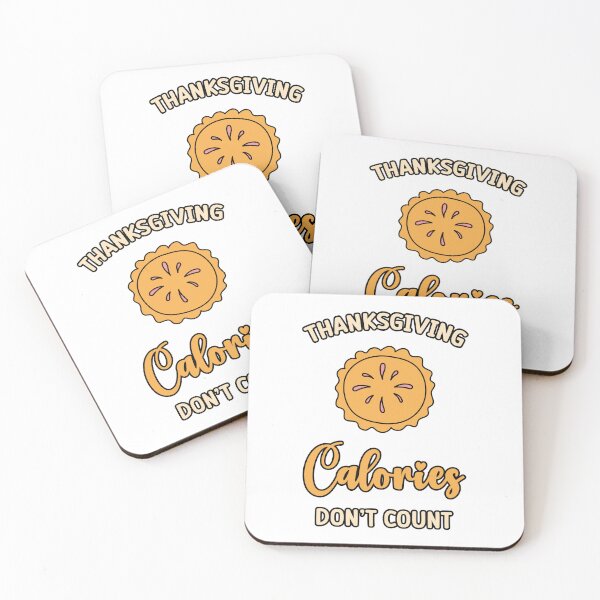 Item preview, Thanksgiving Calories Don't Count funny Pie Cake Thanksgiving Turkey designed and sold by absolutdesign.