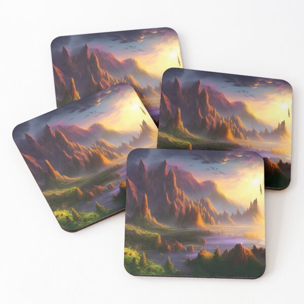 Item preview, Beautiful Fantasy Scenery Painting designed and sold by SurizonDesigns.
