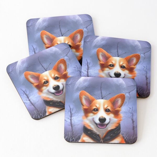 Artikelvorschau, AI Generated Art, Halloween/Fall Puppy entworfen und verkauft von RabbitHoleMI.