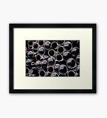 Rainbow Threads ~ pillow collection Framed Print