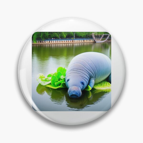 Item preview, Manatee with lettuce  designed and sold by theladychar.