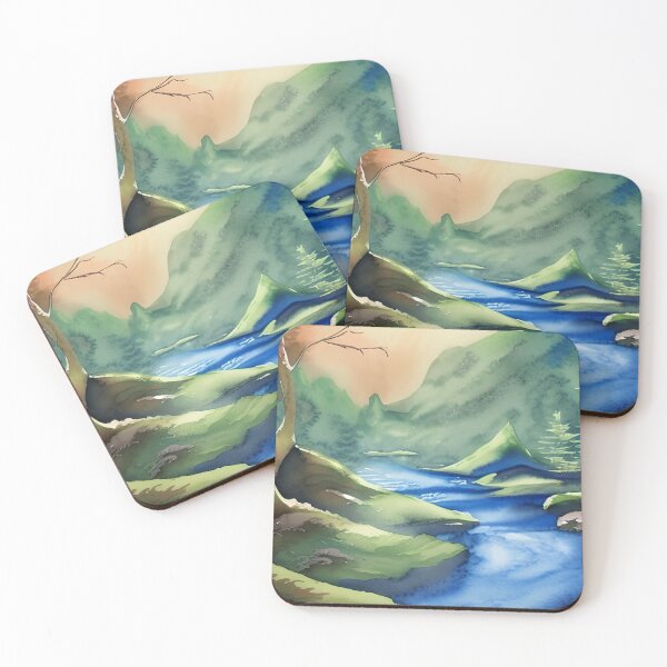 Item preview, Beautiful Watercolor Fantasy Scenery designed and sold by SurizonDesigns.