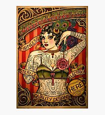 KAPELLE TATTOO; Vintage Body Werbung Kunst Fotodruck