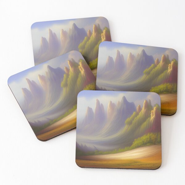 Item preview, Dreary & Beautiful Fantasy Scenery Painting designed and sold by SurizonDesigns.