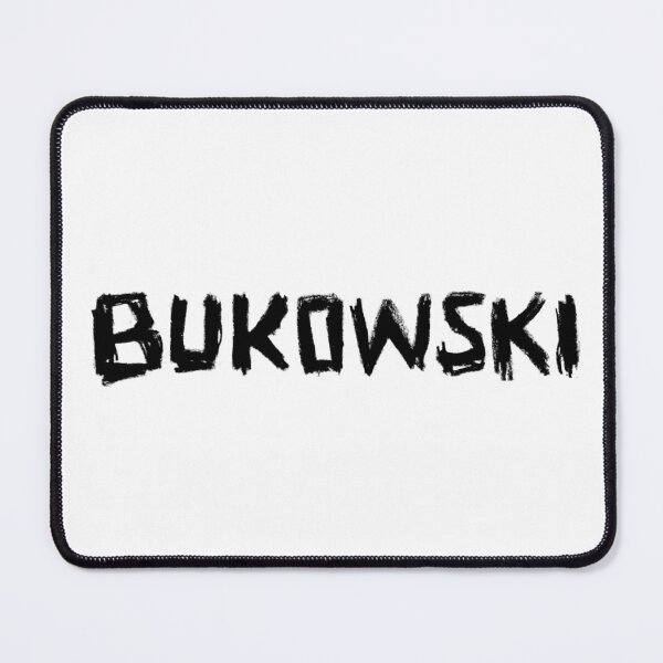 Item preview, Writer Name: Bukowski, bold hand lettering, Charles Bukowski designed and sold by badlydrawnbabe.