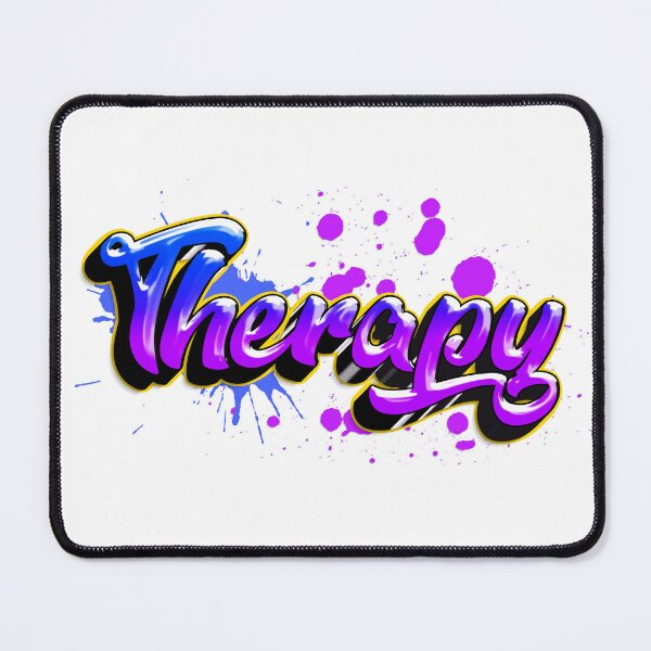 Item preview, tonnhi's colorful "therapy" graffiti art designed and sold by tonnhi.