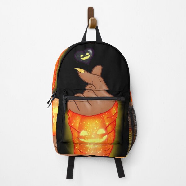 Aperçu de l'œuvre Halloween Kpop Main Doigt en Coeur Citrouille créée et vendue par Jolly-Yosei.