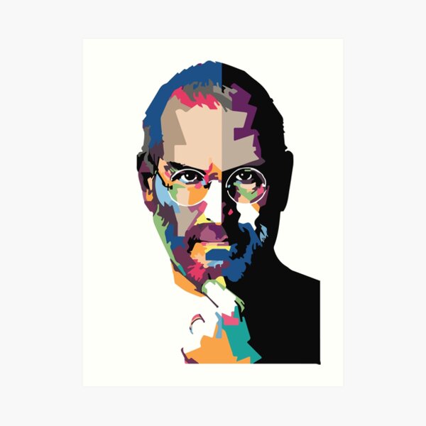 Steve Jobs portrait | Steve Jobs painting Art Print