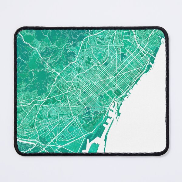Item preview, Barcelona City Map of Spain - Watercolor designed and sold by deMAP.
