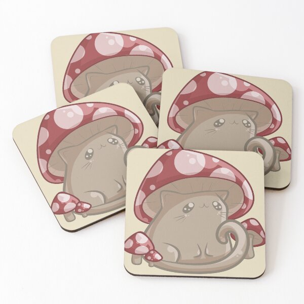 Item preview, Mushroom Kitty designed and sold by SushiKittens.