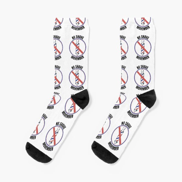 No Shave Movember (BLK) Socken