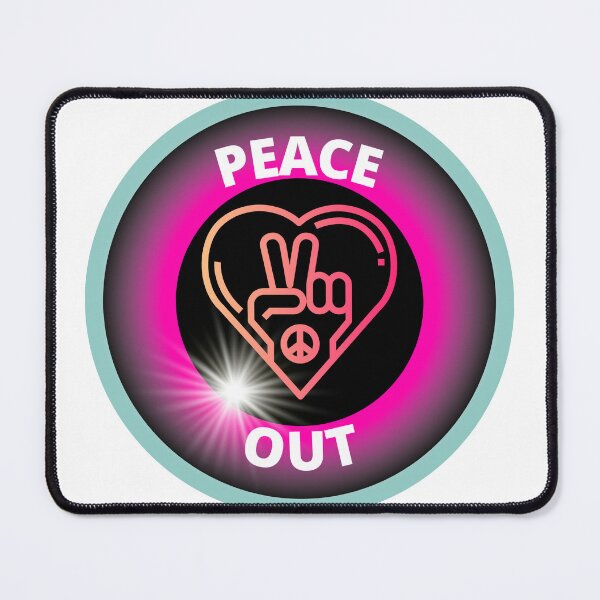 Item preview, Peace Out with peace sign and peace fingers. designed and sold by TracyDDigitals.