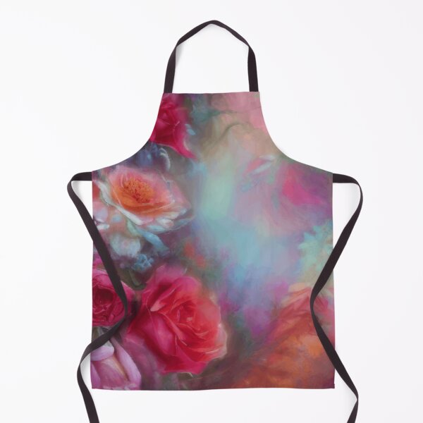 Item preview, Fantasy Roses Painted In Peach Vintage Botanical Midnight Garden Flowers designed and sold by IZiets.