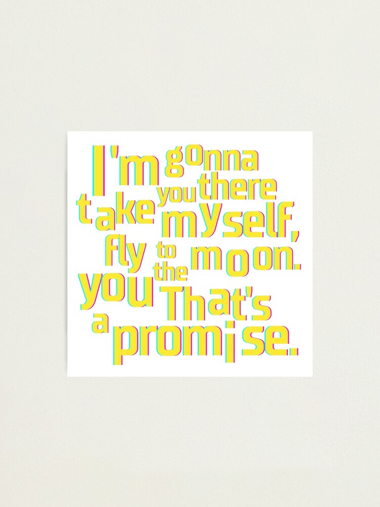 Alternate view of That's A Promise || Cyberpunk Edgerunners Photographic Print