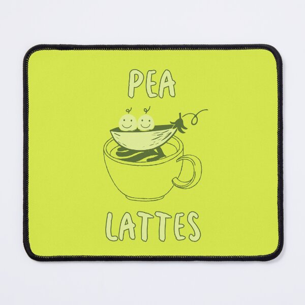 Item preview, Pea-lattes, pilates pun designed and sold by 4Gabrielle.