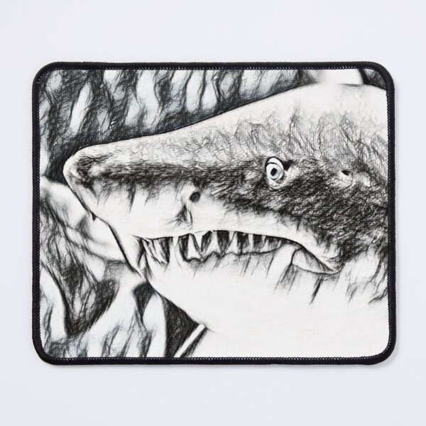 Item preview, Shark Close Up Sketch designed and sold by Namsus-Printing.
